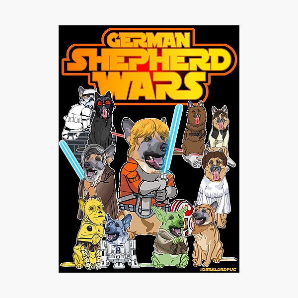 Item preview, German Shepherd Wars designed and sold by darklordpug.