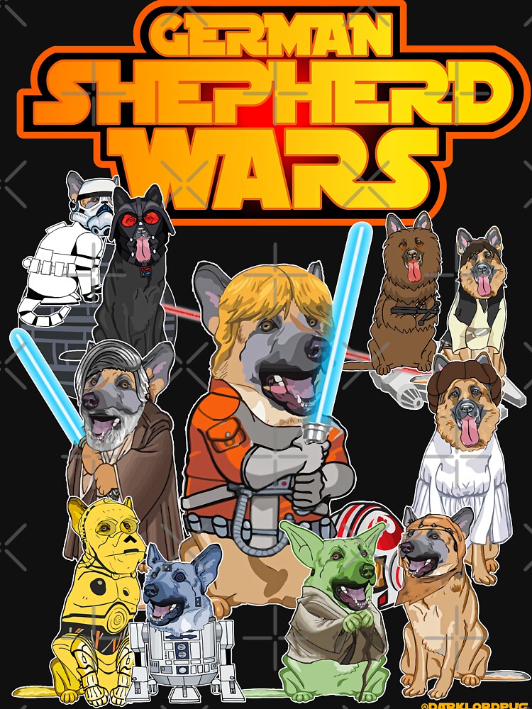 German Shepherd Wars by darklordpug