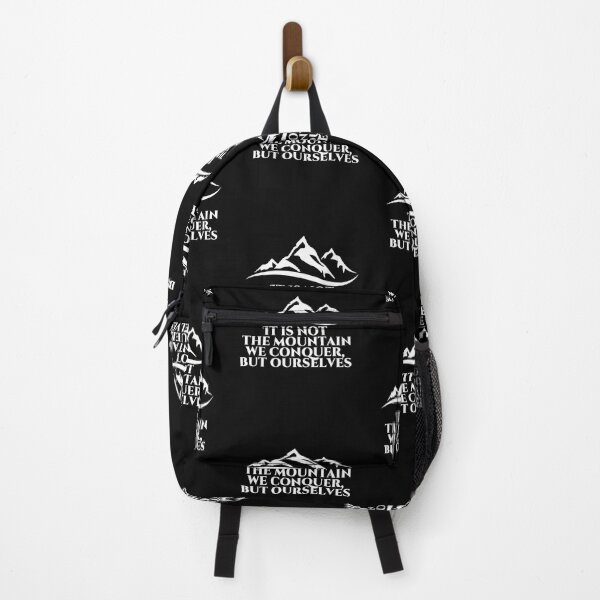 Item preview, Sir Edmund Hillary Quotes - It Is Not The Mountain We Conquer But Ourselves - Mountain Climbing Quotes designed and sold by PhiloJourney.