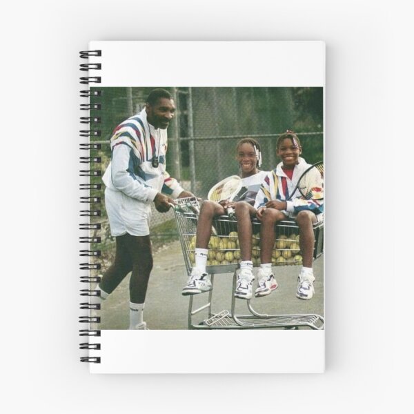 Item preview, Venus y Serena Williams Hermanas con King Richard Retro designed and sold by ijdesigns.