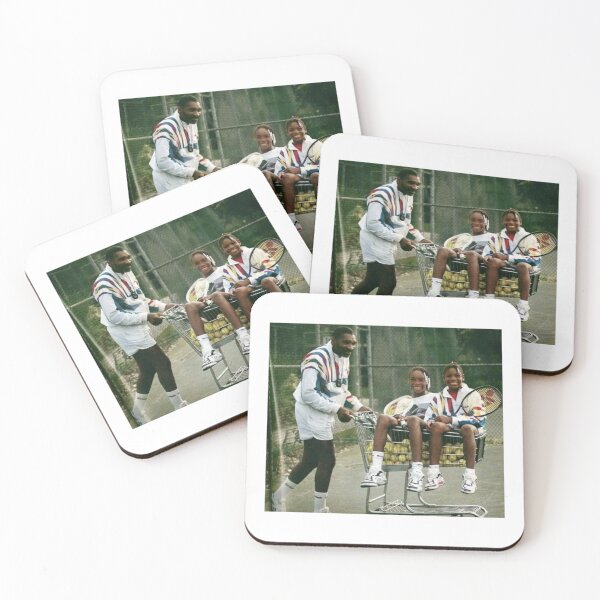 Item preview, Venus and Serena Williams Sisters with King Richard Retro designed and sold by ijdesigns.