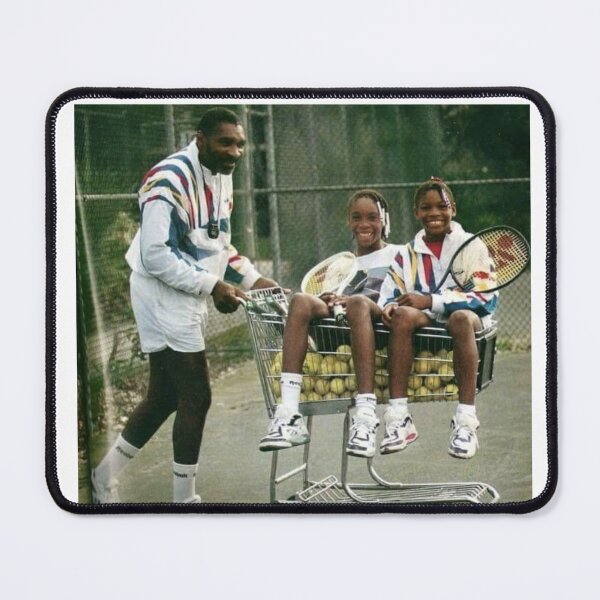 Item preview, Venus and Serena Williams Sisters with King Richard Retro designed and sold by ijdesigns.
