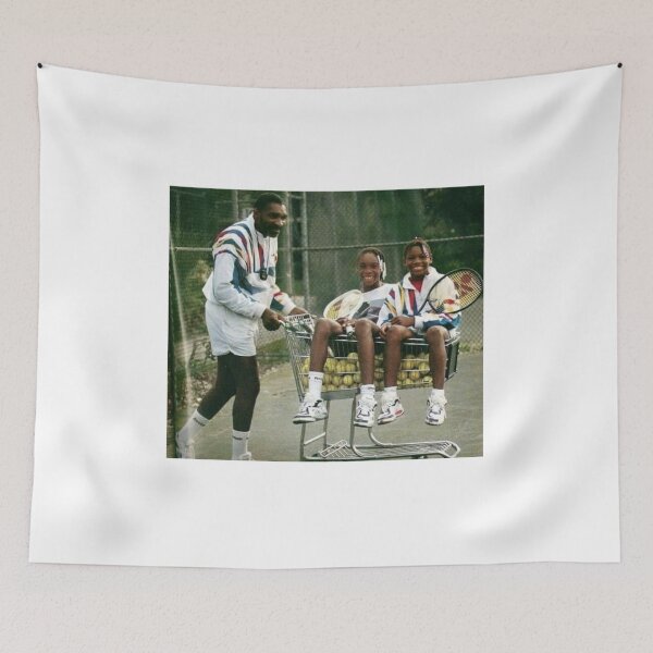 Item preview, Venus and Serena Williams Sisters with King Richard Retro designed and sold by ijdesigns.