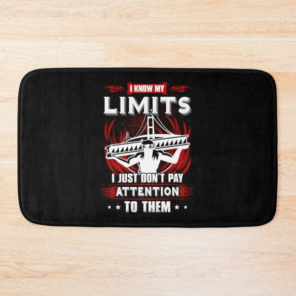 Item preview, I Know My Limits Iron worker  designed and sold by aryagiri.