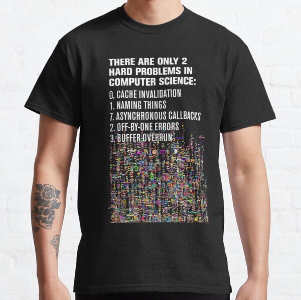 Only 2 Hard Problems in Computer Science: version 2.0.0-rc-937.04-hot-patch Classic T-Shirt