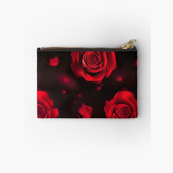 Item preview, Red and black elegant roses pattern designed and sold by patterncrow.