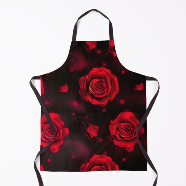 Item preview, Red and black elegant roses pattern designed and sold by patterncrow.