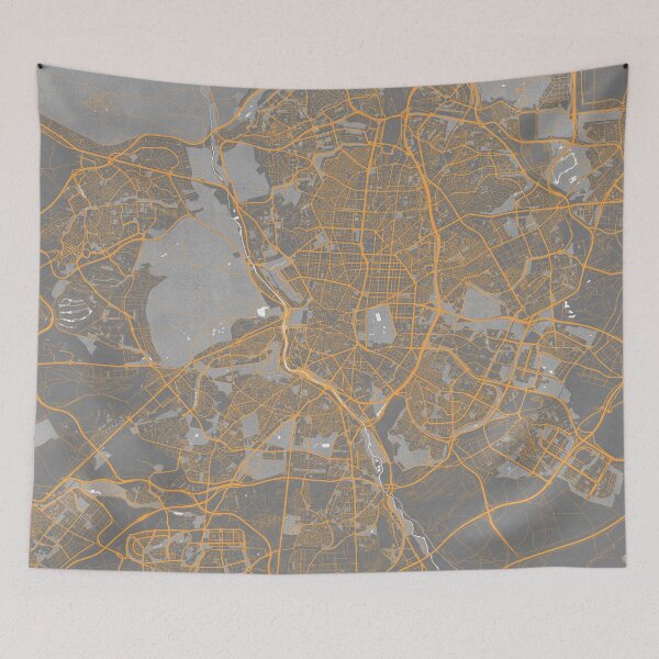 Item preview, Madrid City Map of Spain - Bauhaus designed and sold by deMAP.