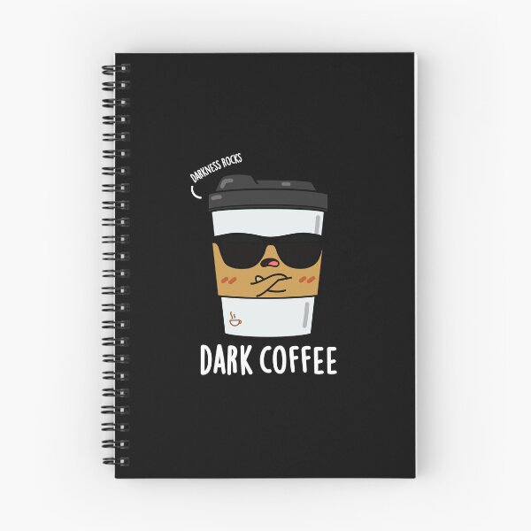 Item preview, Dark Coffee Funny Drink Puns (Dark BG) designed and sold by punnybone.