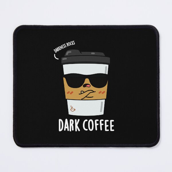 Item preview, Dark Coffee Funny Drink Puns (Dark BG) designed and sold by punnybone.