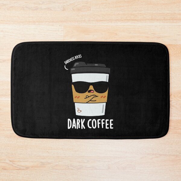 Item preview, Dark Coffee Funny Drink Puns (Dark BG) designed and sold by punnybone.