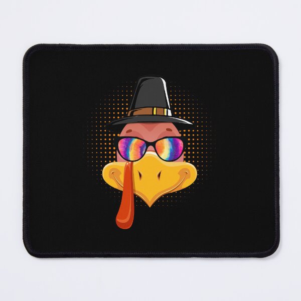 Item preview, Turkey Face boy sunglasses tie dye and hat thanksgiving day designed and sold by Mac Store.