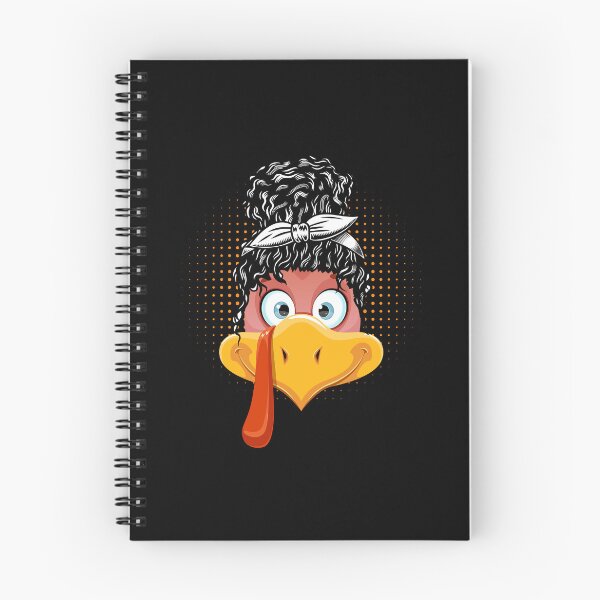 Item preview, Messy hair bun Turkey Face girl thanksgiving day designed and sold by Mac Store.