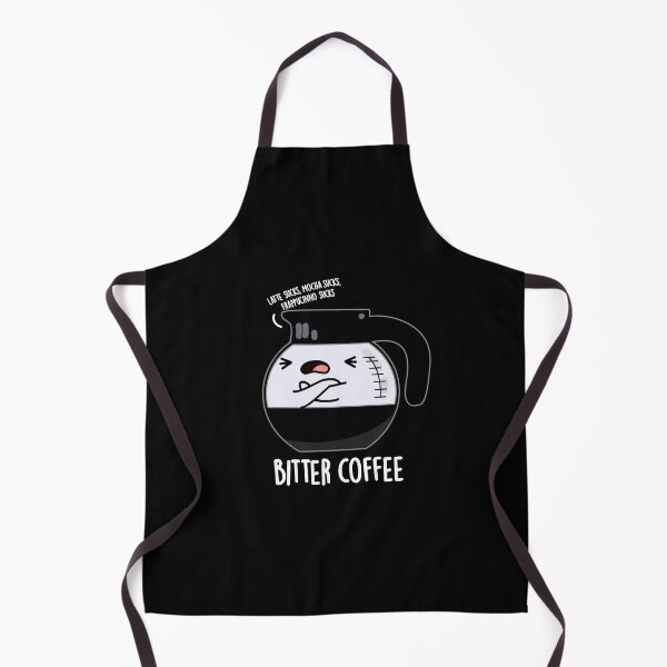 Item preview, Bitter Coffee Funny Drink Puns (Dark BG) designed and sold by punnybone.