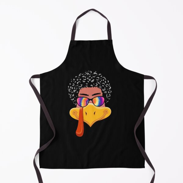 Item preview, Turkey Face boy Curly hair sunglasses tie dye thanksgiving designed and sold by Mac Store.