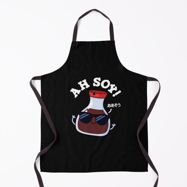 Item preview, Ah Soy Funny Soy Sauce Puns (Dark BG) designed and sold by punnybone.