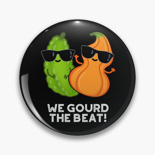Item preview, We Gourd The Beat Funny Veggie Puns (Dark BG) designed and sold by punnybone.