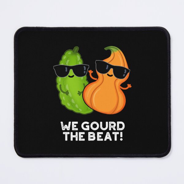 Item preview, We Gourd The Beat Funny Veggie Puns (Dark BG) designed and sold by punnybone.