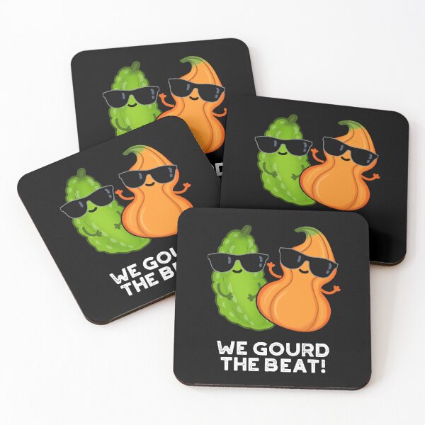 Item preview, We Gourd The Beat Funny Veggie Puns (Dark BG) designed and sold by punnybone.