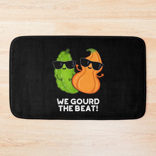 Item preview, We Gourd The Beat Funny Veggie Puns (Dark BG) designed and sold by punnybone.