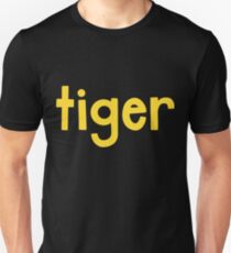 Tiger Black Unisex T-Shirt