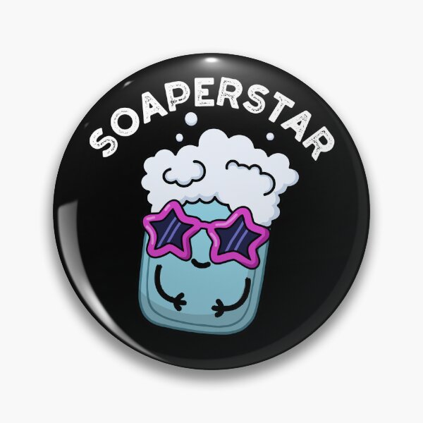 Item preview, Soaperstar Funny Soap Puns (Dark BG) designed and sold by punnybone.