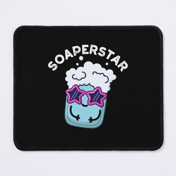 Item preview, Soaperstar Funny Soap Puns (Dark BG) designed and sold by punnybone.