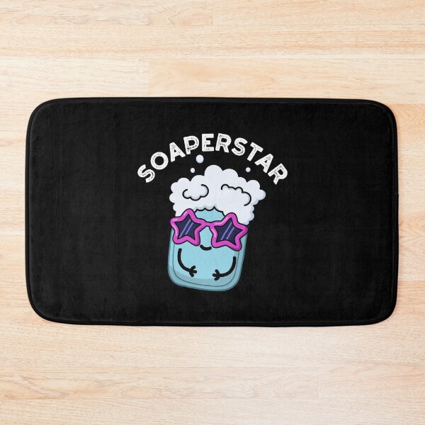 Item preview, Soaperstar Funny Soap Puns (Dark BG) designed and sold by punnybone.
