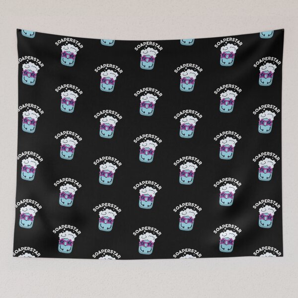 Item preview, Soaperstar Funny Soap Puns (Dark BG) designed and sold by punnybone.