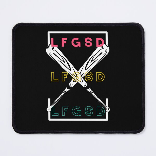 Item preview, LFGSD San Diego Baseball Fan City Bat Text designed and sold by Bitcoin-Fashion.