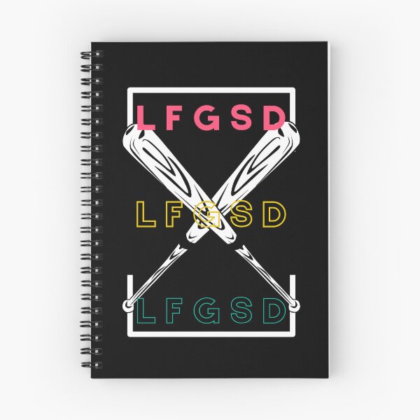 Item preview, LFGSD San Diego Baseball Fan City Bat Text designed and sold by Bitcoin-Fashion.