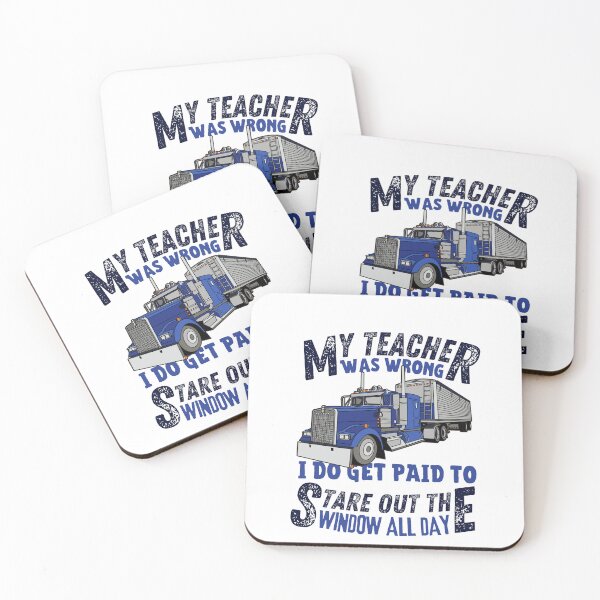 Item preview, My teacher was wrong | Funny colorful truck  designed and sold by Happiness-pills.