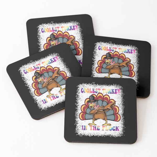 Item preview, Dabbing turkey Groovy Coolest Turkey In The Flock tie dye  designed and sold by Mac Store.