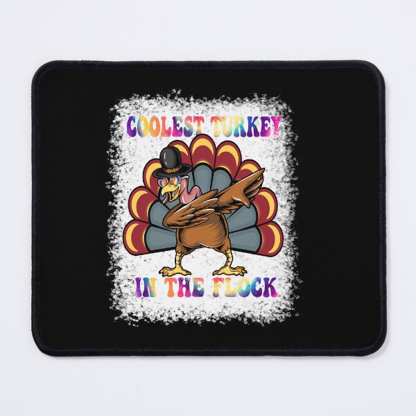 Item preview, Dabbing turkey Groovy Coolest Turkey In The Flock tie dye designed and sold by Mac Store.