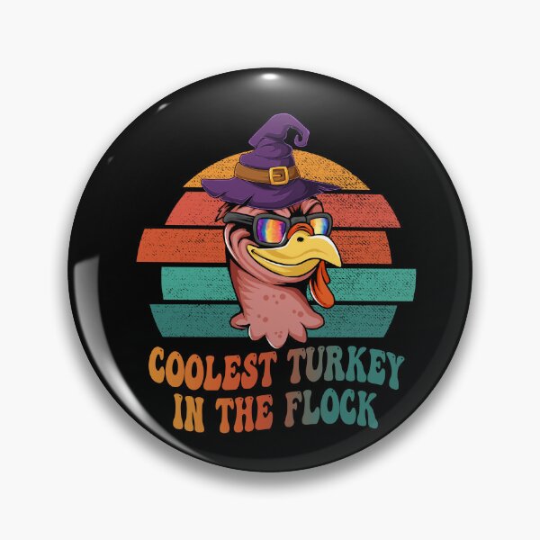 Item preview, Groovy Turkey Face boy wear hat witch sunglasses tie dye  designed and sold by Mac Store.