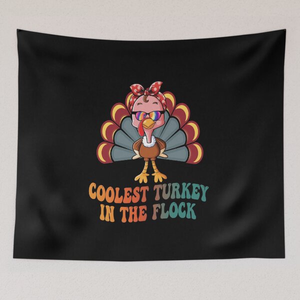 Item preview, Groovy Cute turkey girl Girl headband sunglasses tie dye  designed and sold by Mac Store.