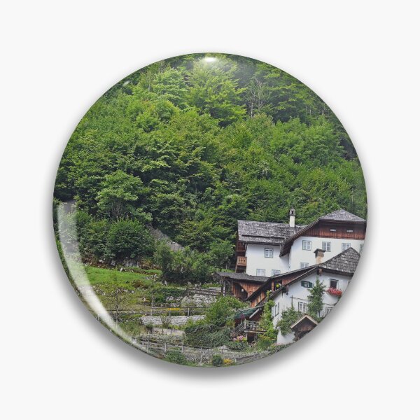 Item preview, Old houses in Hallstatt village landscape Austria designed and sold by goceris.