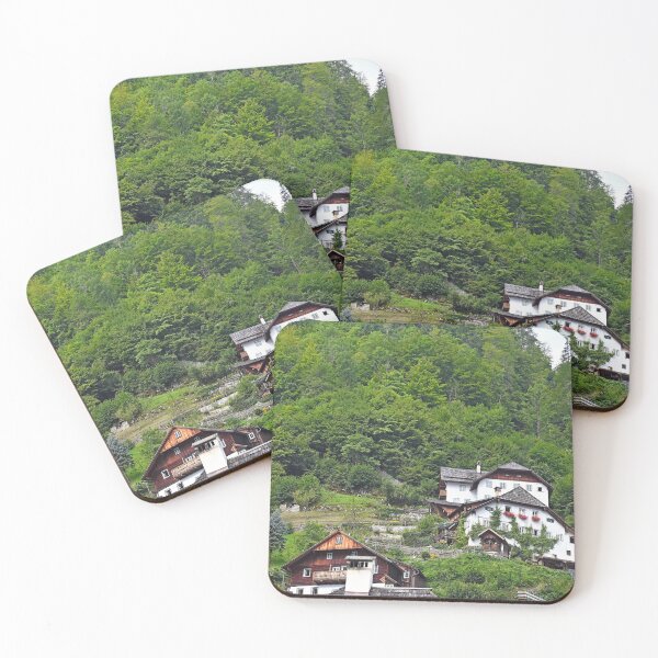Item preview, Old houses in Hallstatt village landscape Austria designed and sold by goceris.