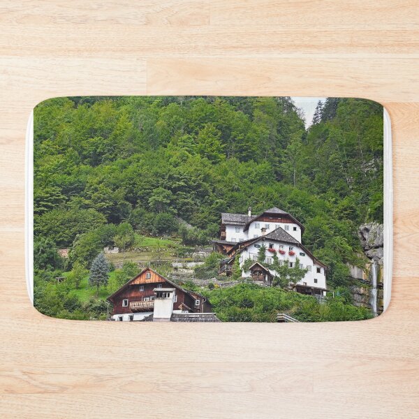 Item preview, Old houses in Hallstatt village landscape Austria designed and sold by goceris.