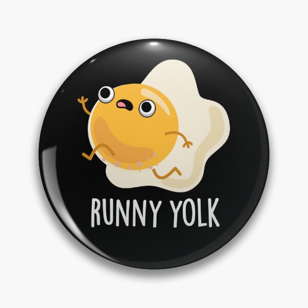 Item preview, Runny Yolk Funny Egg Puns (Dark BG) designed and sold by punnybone.