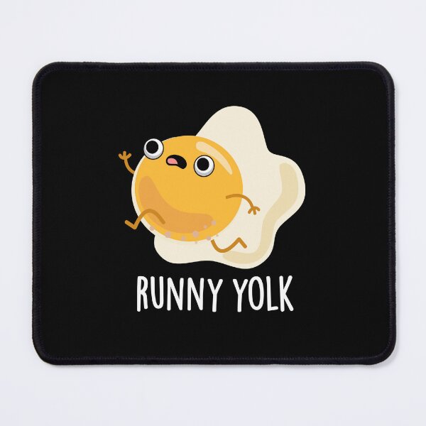 Item preview, Runny Yolk Funny Egg Puns (Dark BG) designed and sold by punnybone.