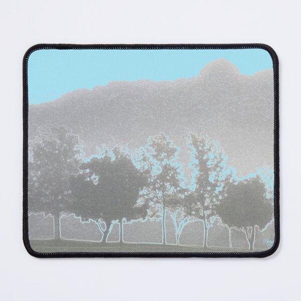 Item preview, Misty Trees Poem of Quietness Baby Blue designed and sold by SpiritGifts.