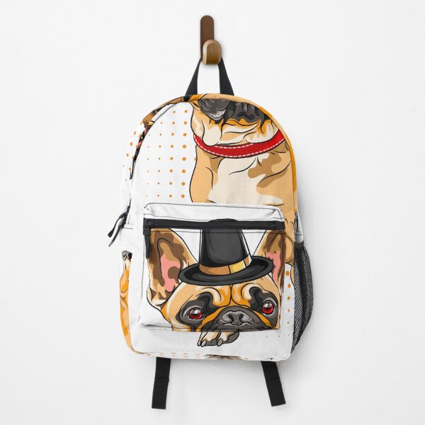 Item preview, A turkey riding a bulldog they wear hat thanksgiving day designed and sold by Mac Store.