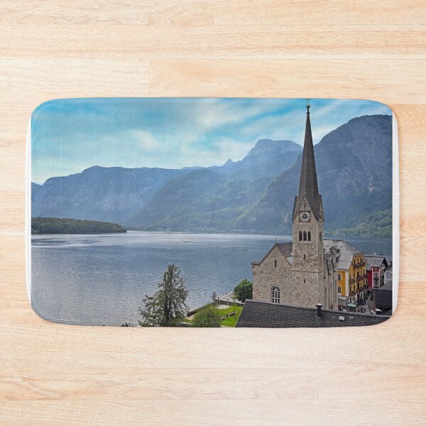 Item preview, Hallstatt village in the Austrian Alps Salzburgland Austria designed and sold by goceris.