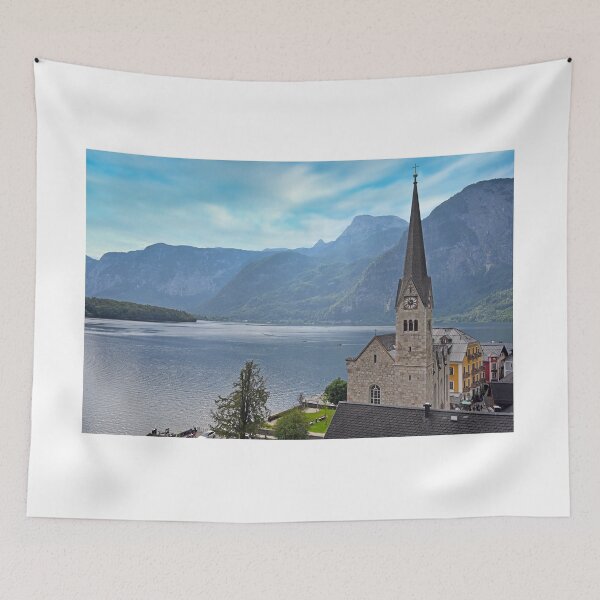 Item preview, Hallstatt village in the Austrian Alps Salzburgland Austria designed and sold by goceris.