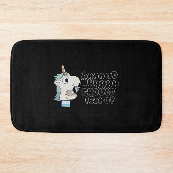 Item preview, blueys Unicorse Puppet Why Should I Care Sticker8png designed and sold by JoyHuel.