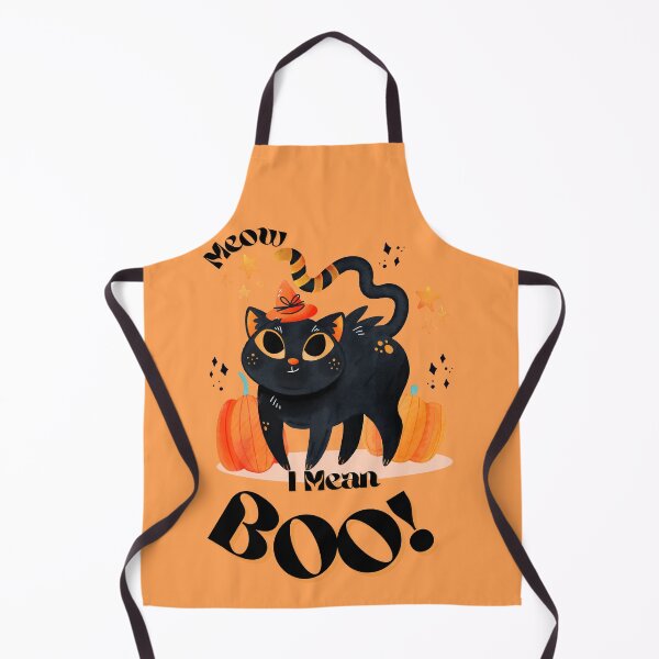 Item preview, Meow I mean boo, spooky cat for Halloween  designed and sold by fluffyfluky.