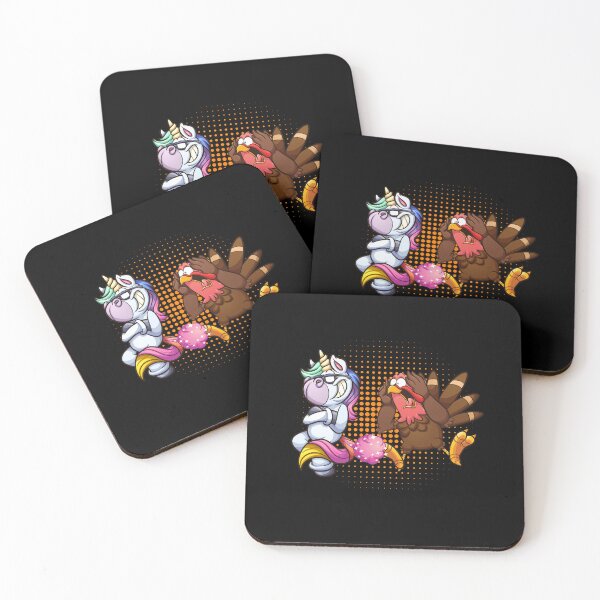 Item preview, Farting Magical unicorn and Shocked turkey thanksgiving day designed and sold by Mac Store.