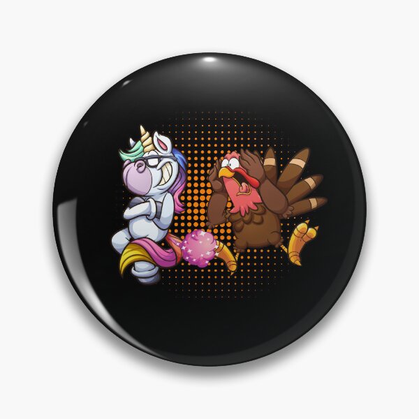 Item preview, Farting Magical unicorn and Shocked turkey thanksgiving day designed and sold by Mac Store.
