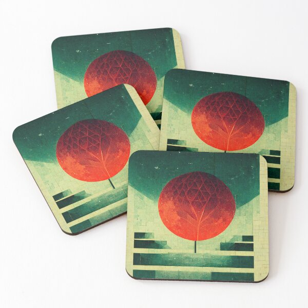 Item preview, Geometry Sun Trees Stairway Universe Colorful Sky Spiritual designed and sold by HRMNY25.
